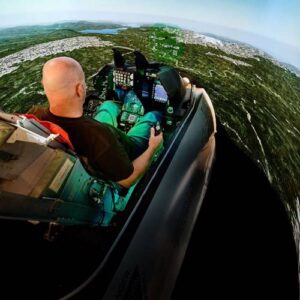 F-16 jagerpilot for en dag hos F-16 SIM